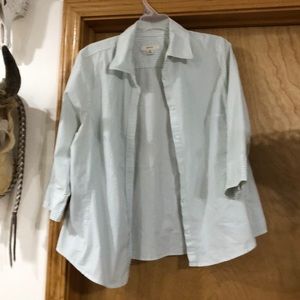 Women’s Merona Button-Up Semi-Fitted 18W Blouse